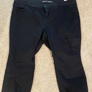 Old Navy size 24 plus short rockstar jeans